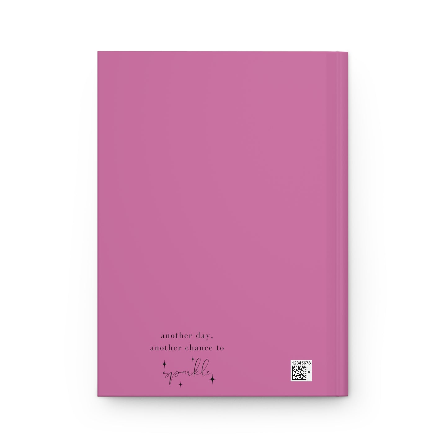 "Don't Judge A Color" Hardcover Journal Matte ~ Light Pink