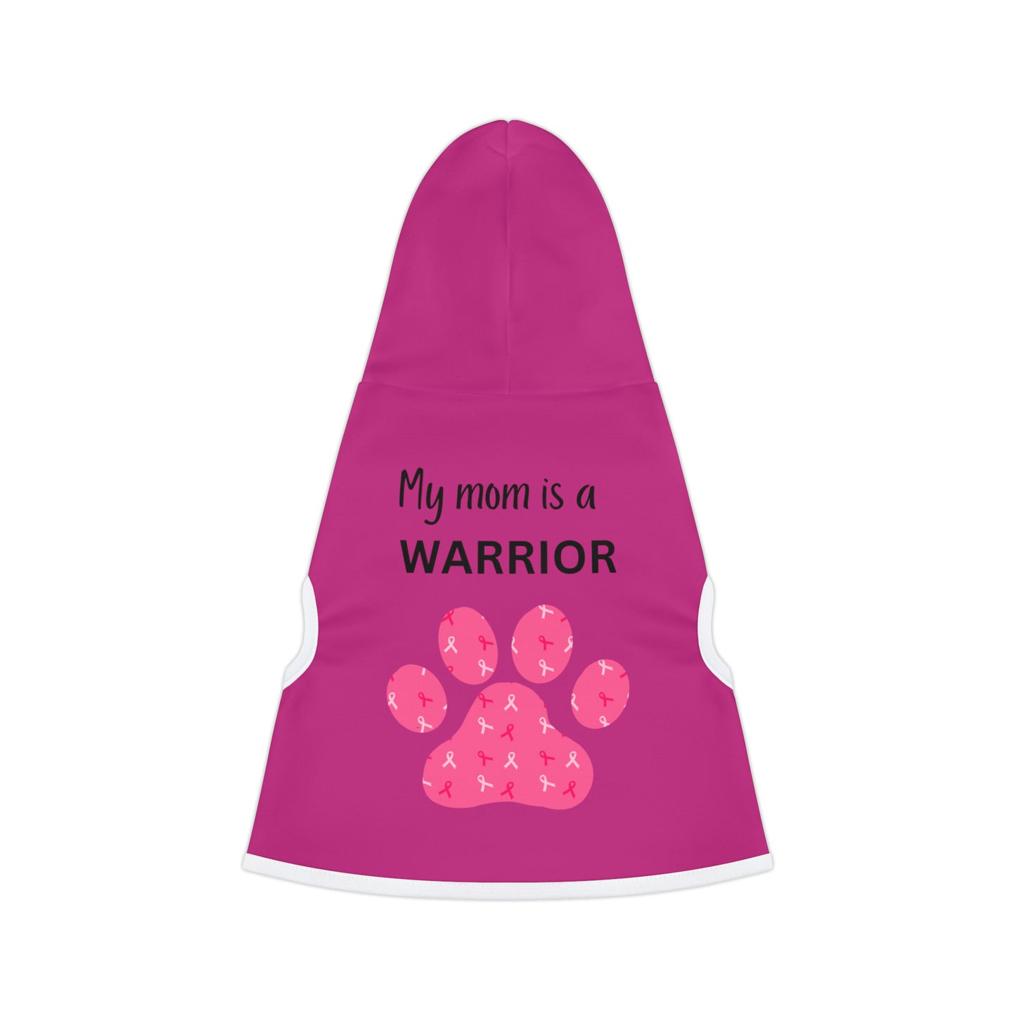 WARRIOR Mom Pet Hoodie