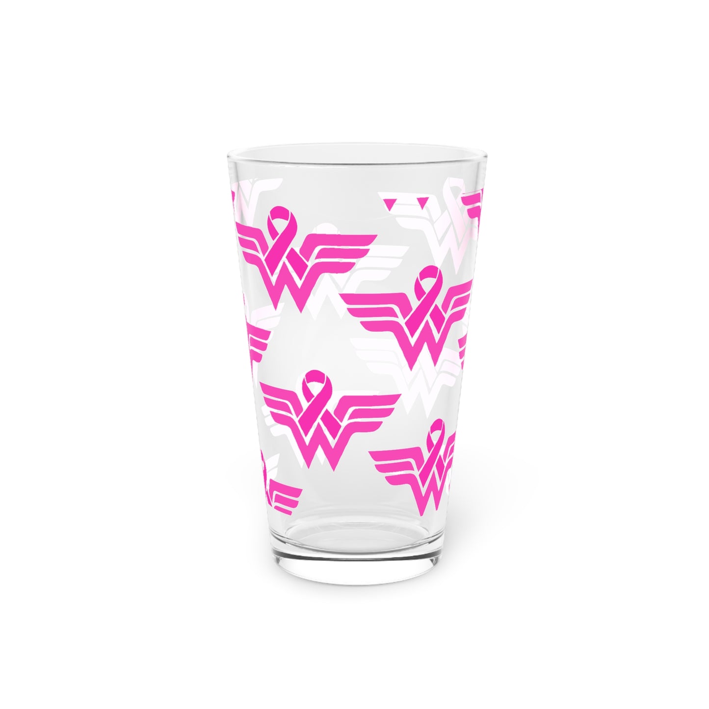 Pink Warrior Pint Glass