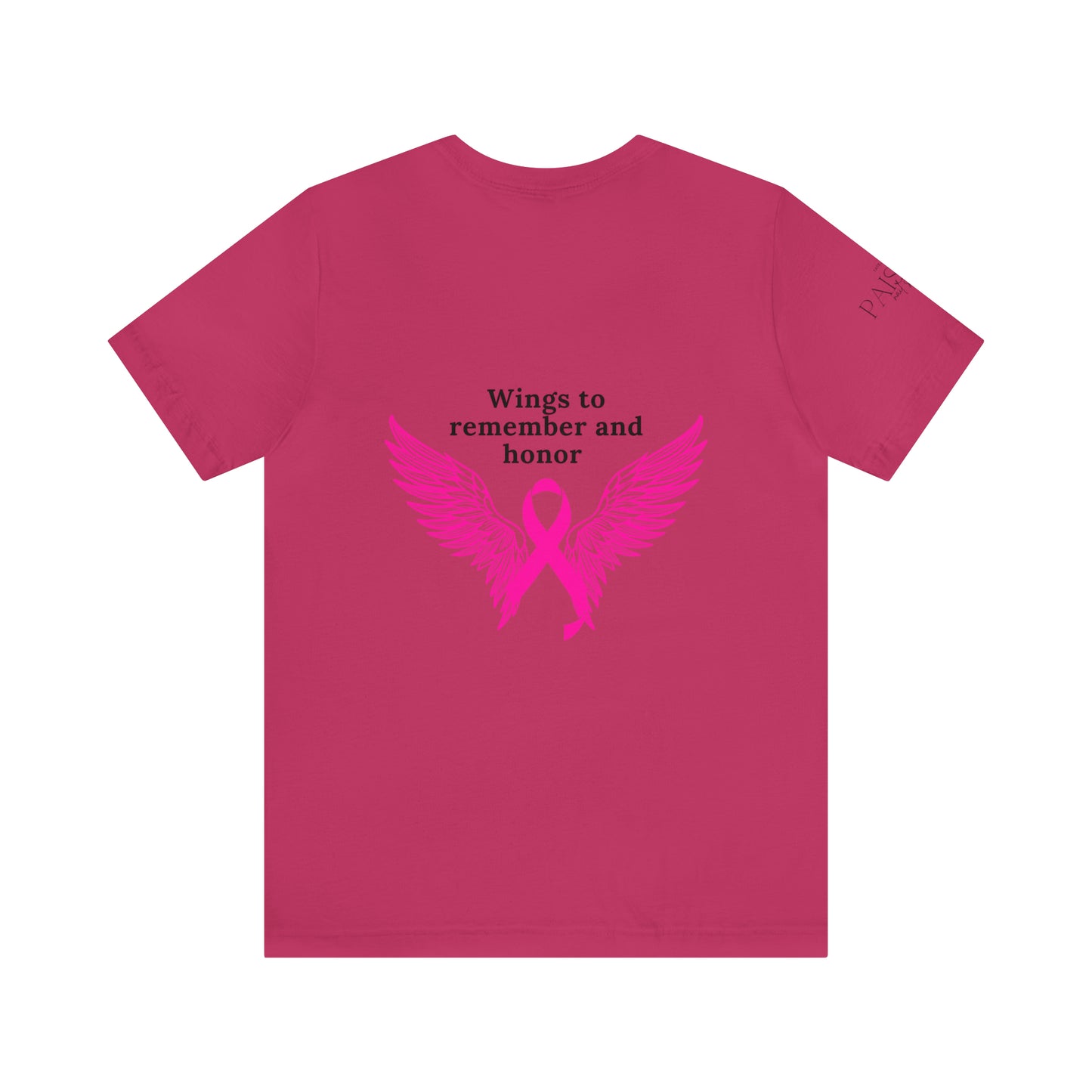 Wings to Remember ~ Back Graphic