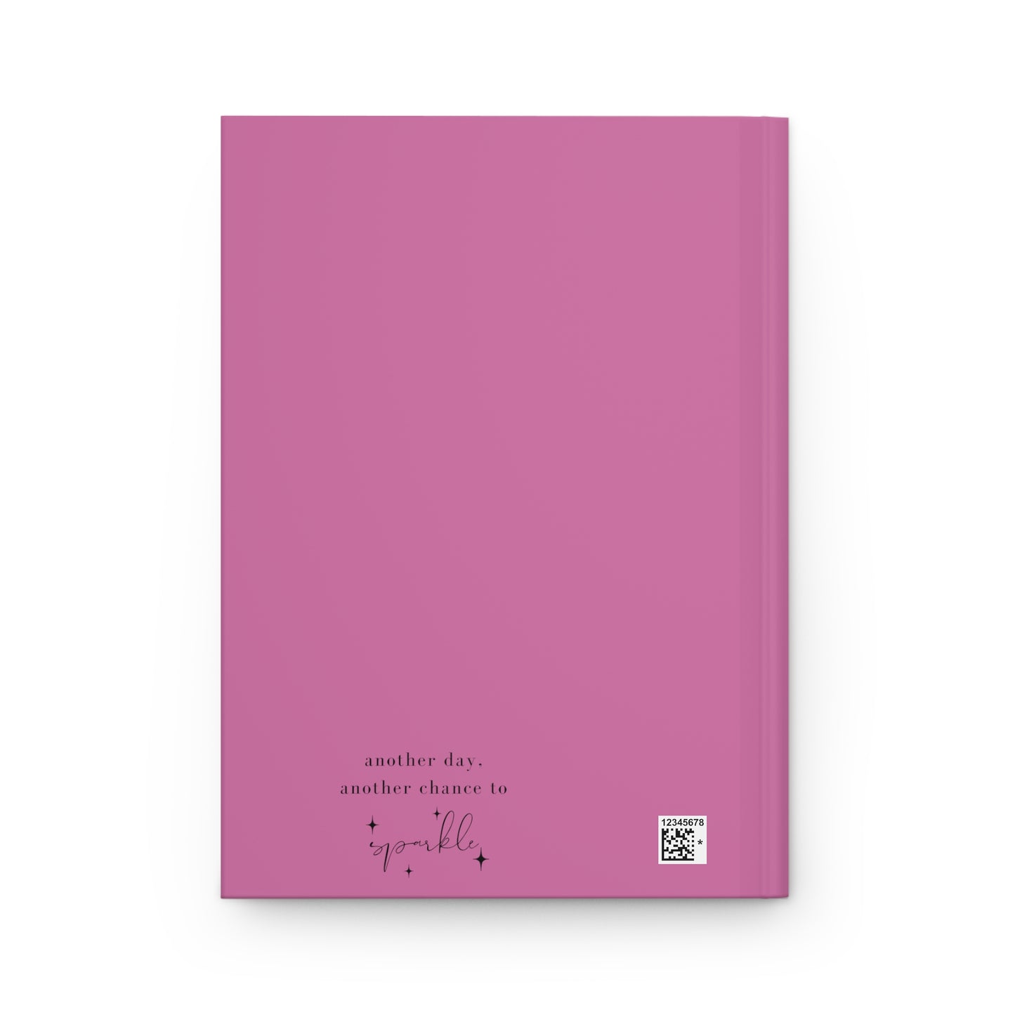 "Don't Judge A Color"  Hardcover Journal Matte ~ Light Pink