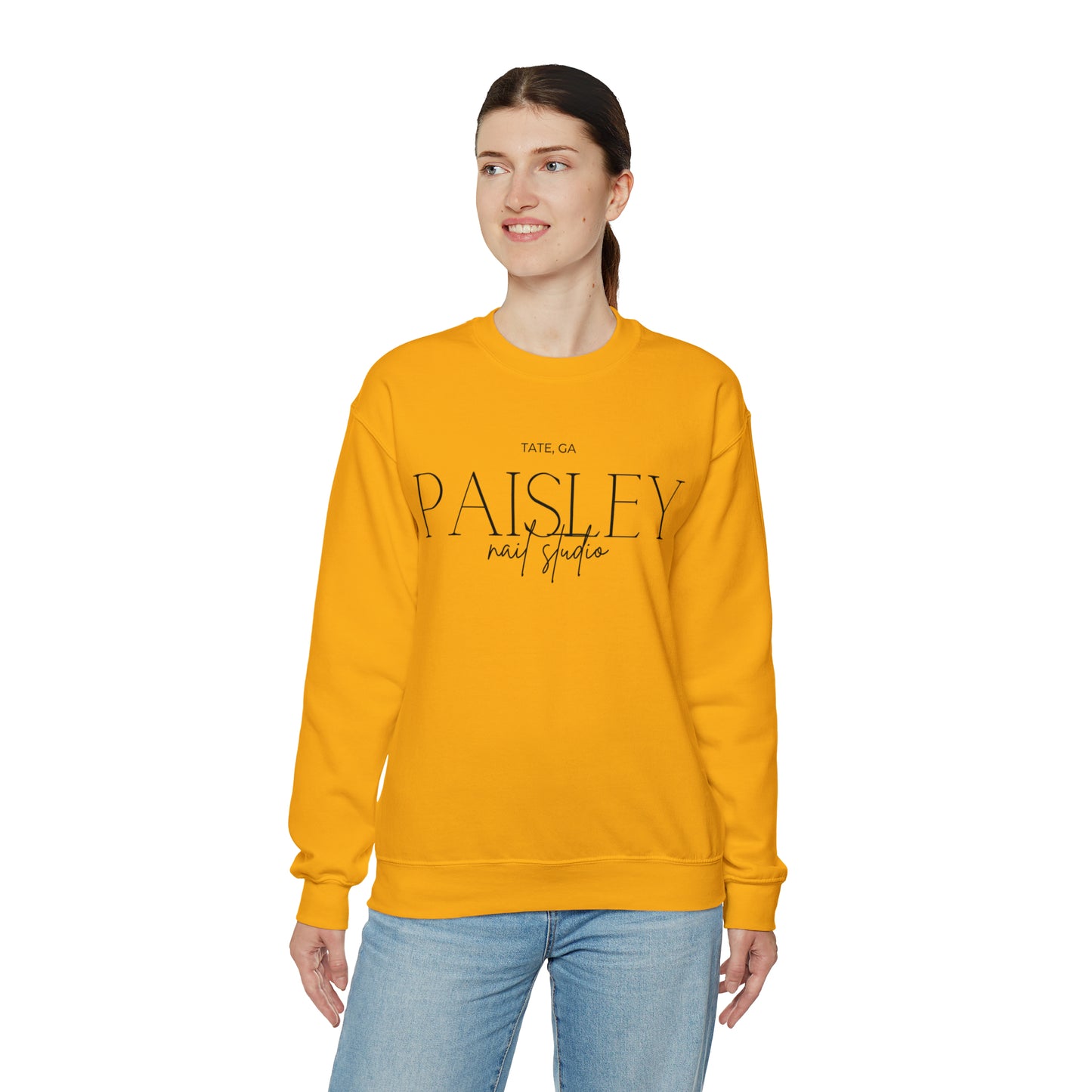 "Paisley" Unisex Heavy Blend™ Crewneck Sweatshirt (Fall Colors)