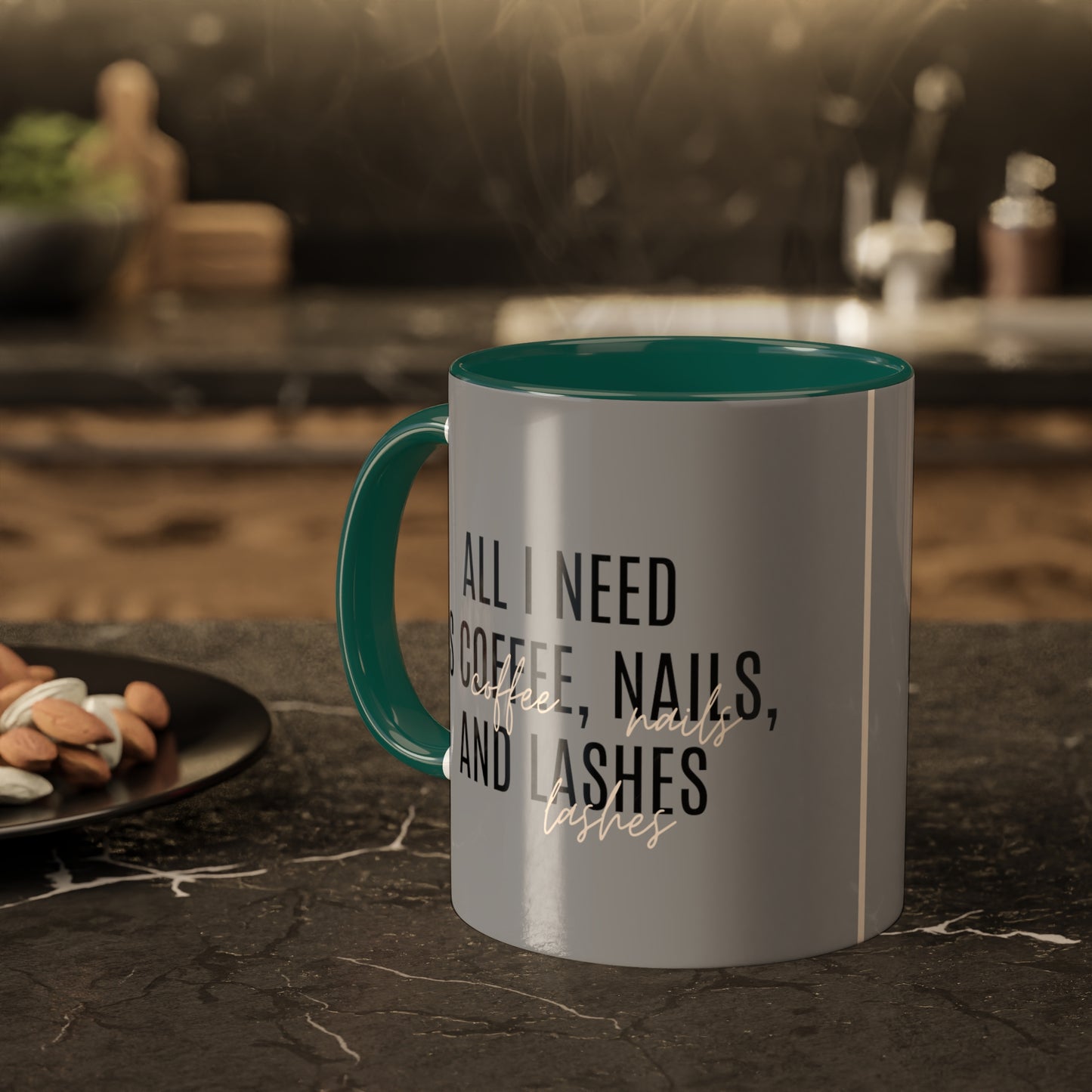 "All I Need"...Colorful Mugs, 11oz