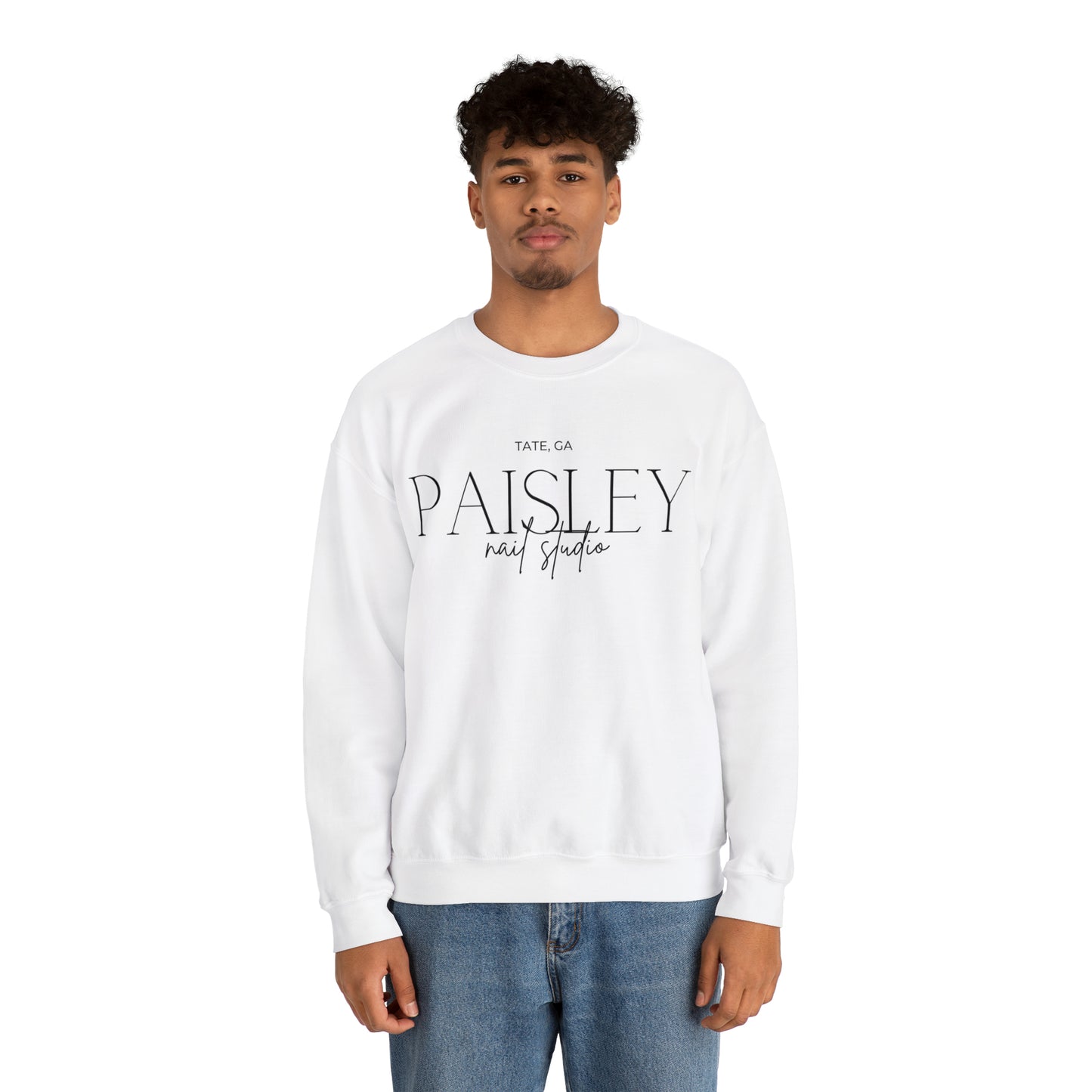 "Paisley" Unisex Heavy Blend™ Crewneck Sweatshirt (Fall Colors)