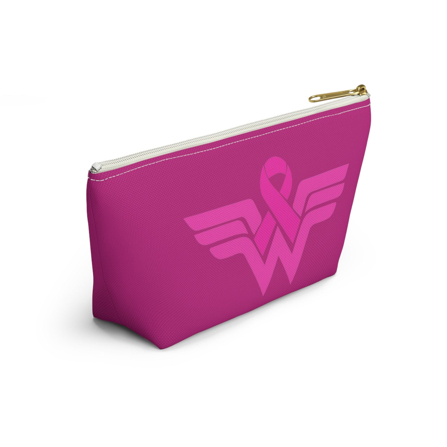 Warrior In Pink Pouch Bag