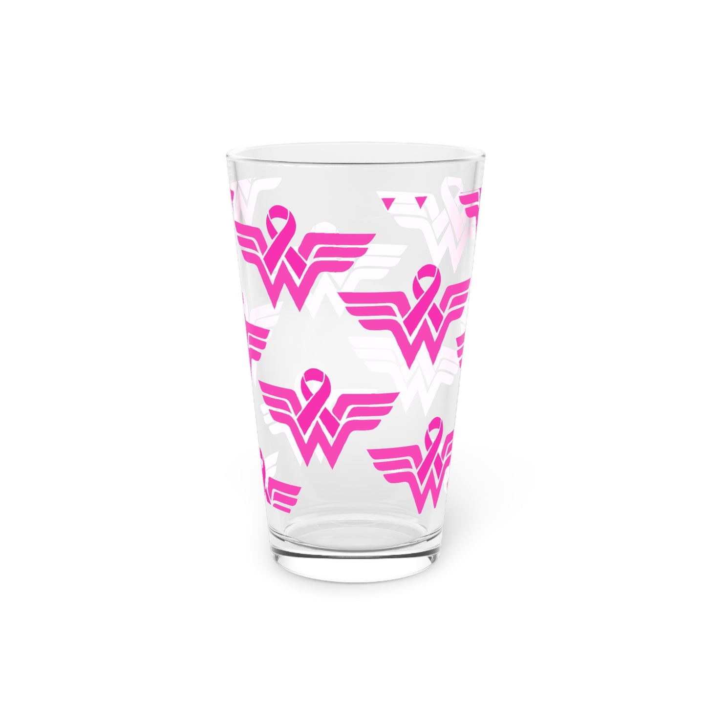 Pink Warrior Pint Glass