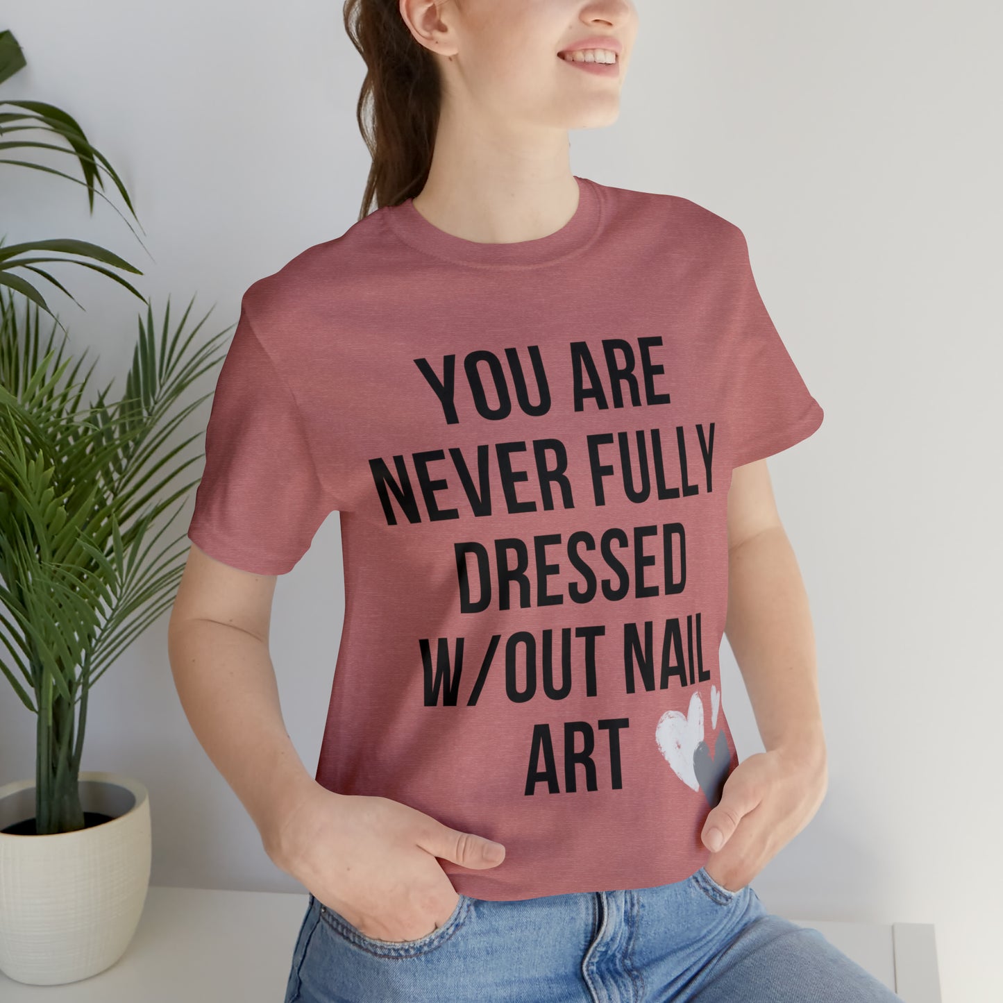 "You Are Never" Jersey Short Sleeve Tee