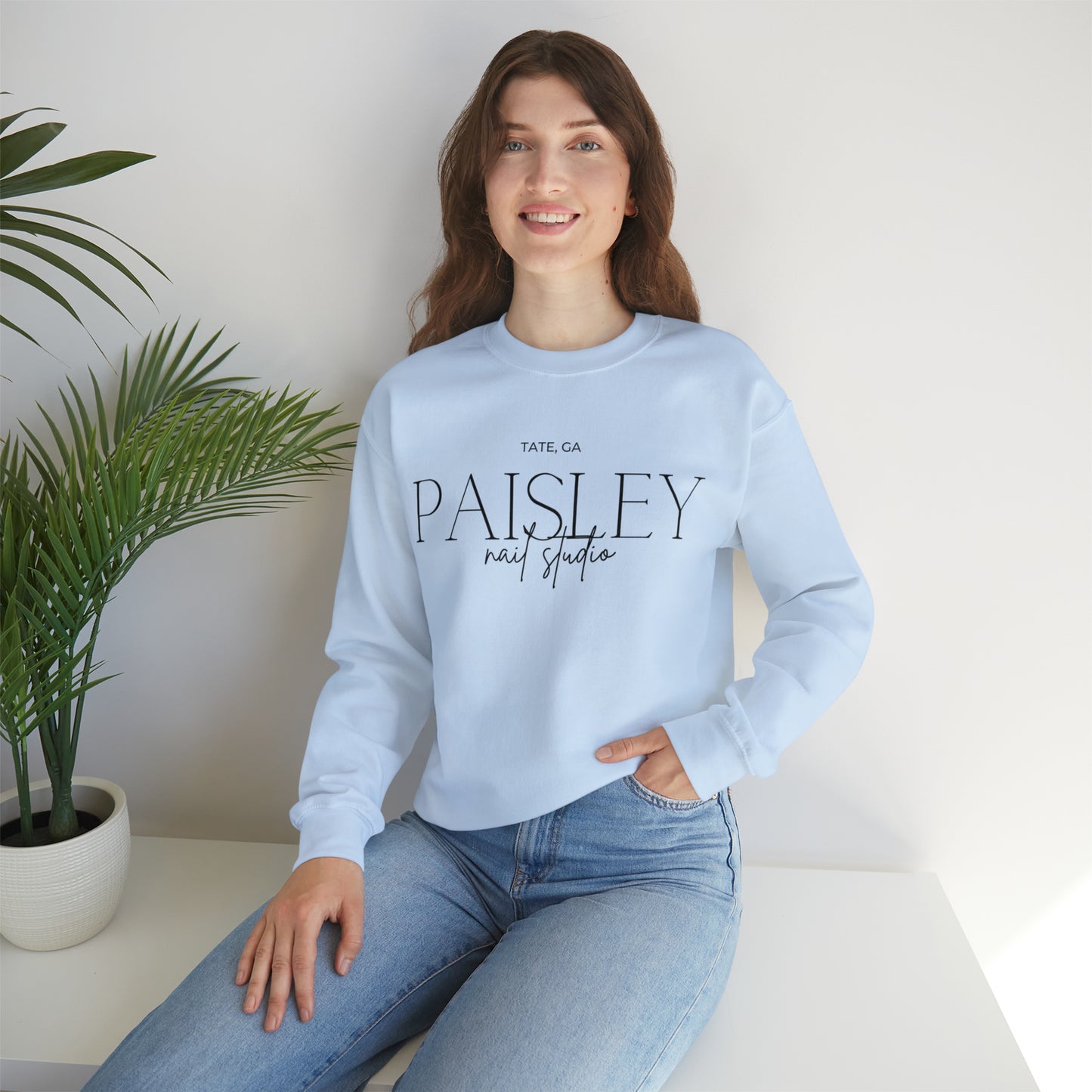 "Paisley" Unisex Heavy Blend™ Crewneck Sweatshirt (Fall Colors)