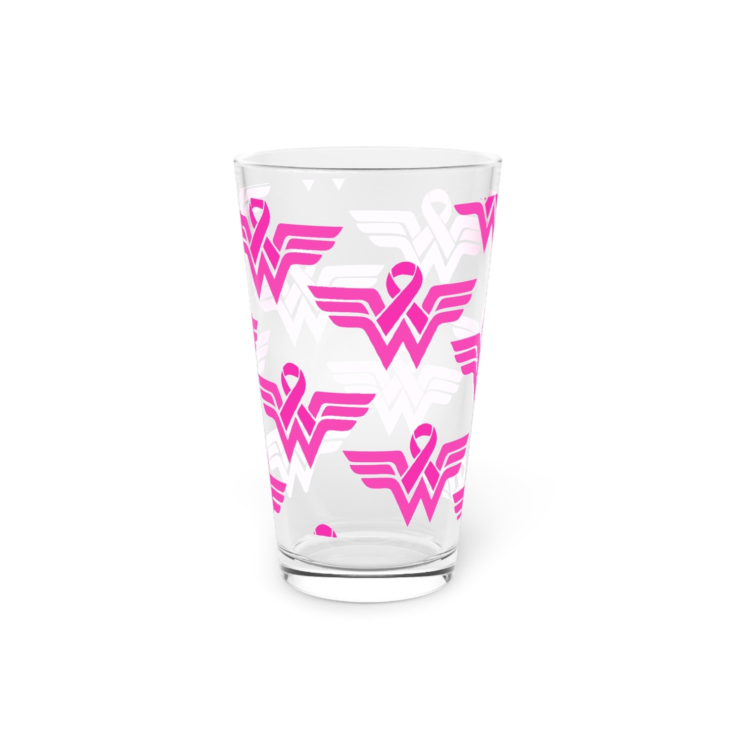 Pink Warrior Pint Glass