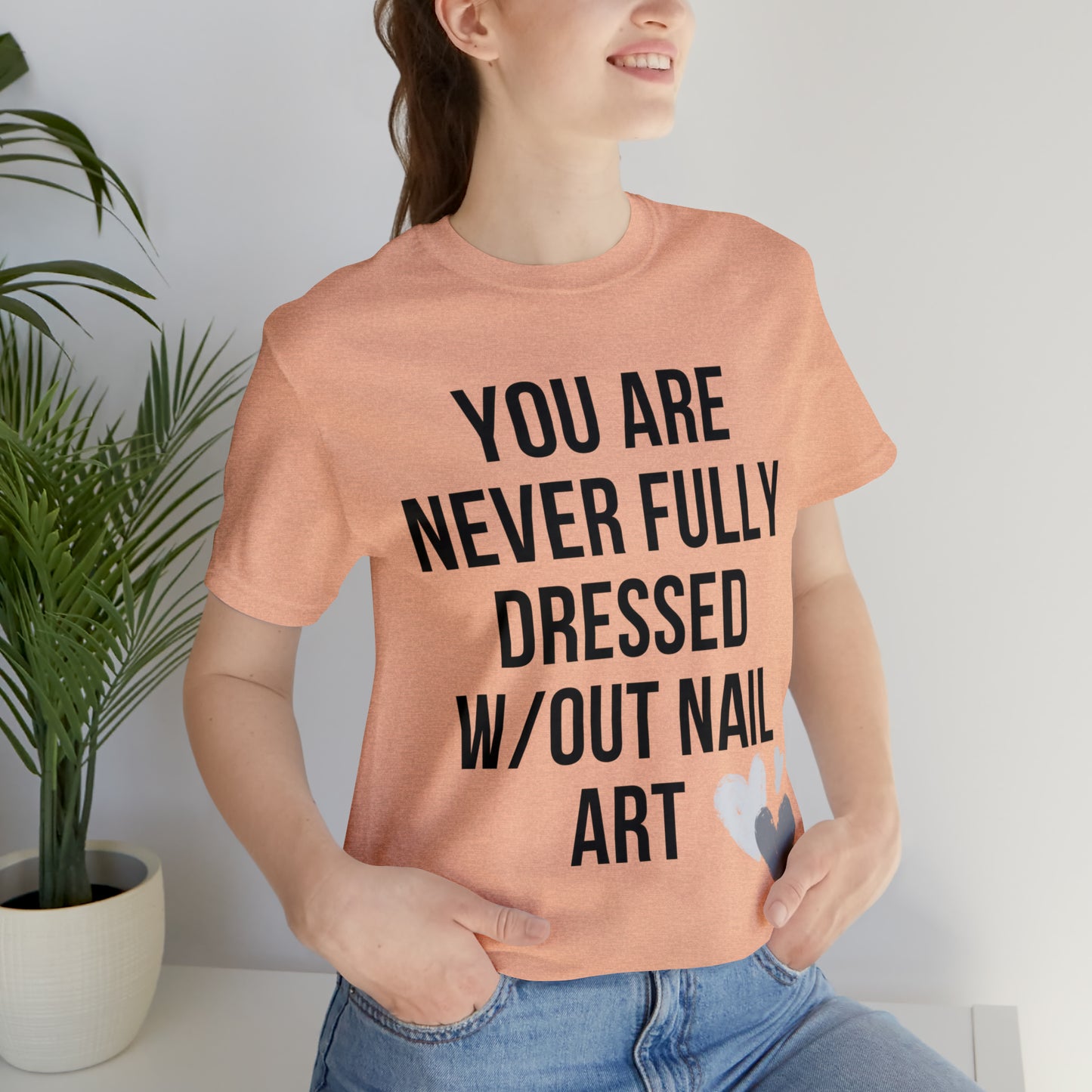 "You Are Never" Jersey Short Sleeve Tee