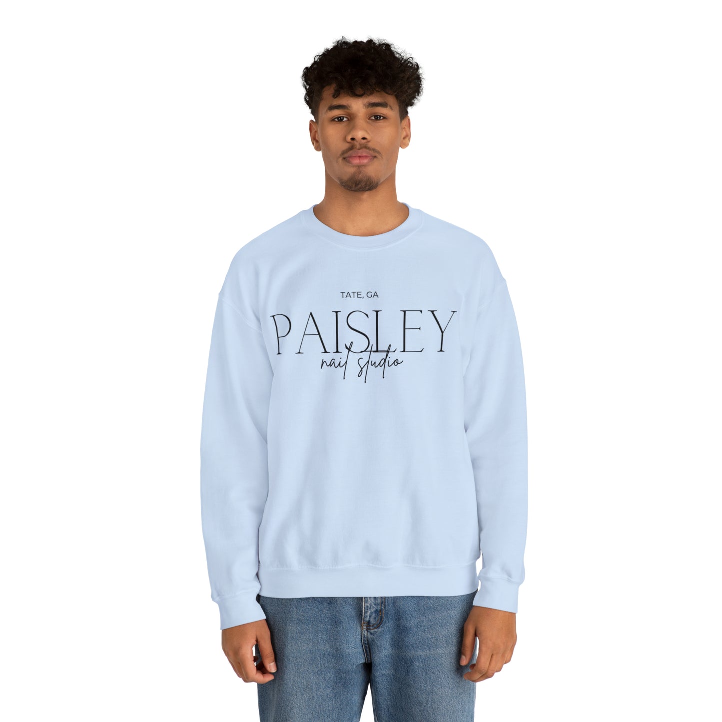 "Paisley" Unisex Heavy Blend™ Crewneck Sweatshirt (Fall Colors)