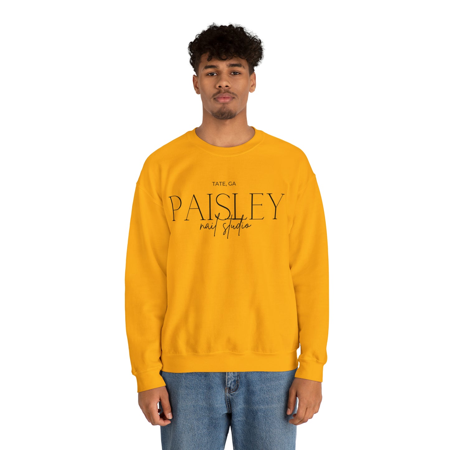 "Paisley" Unisex Heavy Blend™ Crewneck Sweatshirt (Fall Colors)