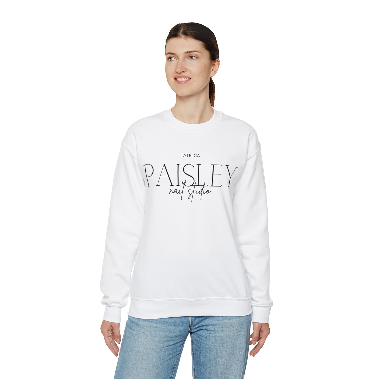 "Paisley" Unisex Heavy Blend™ Crewneck Sweatshirt (Fall Colors)