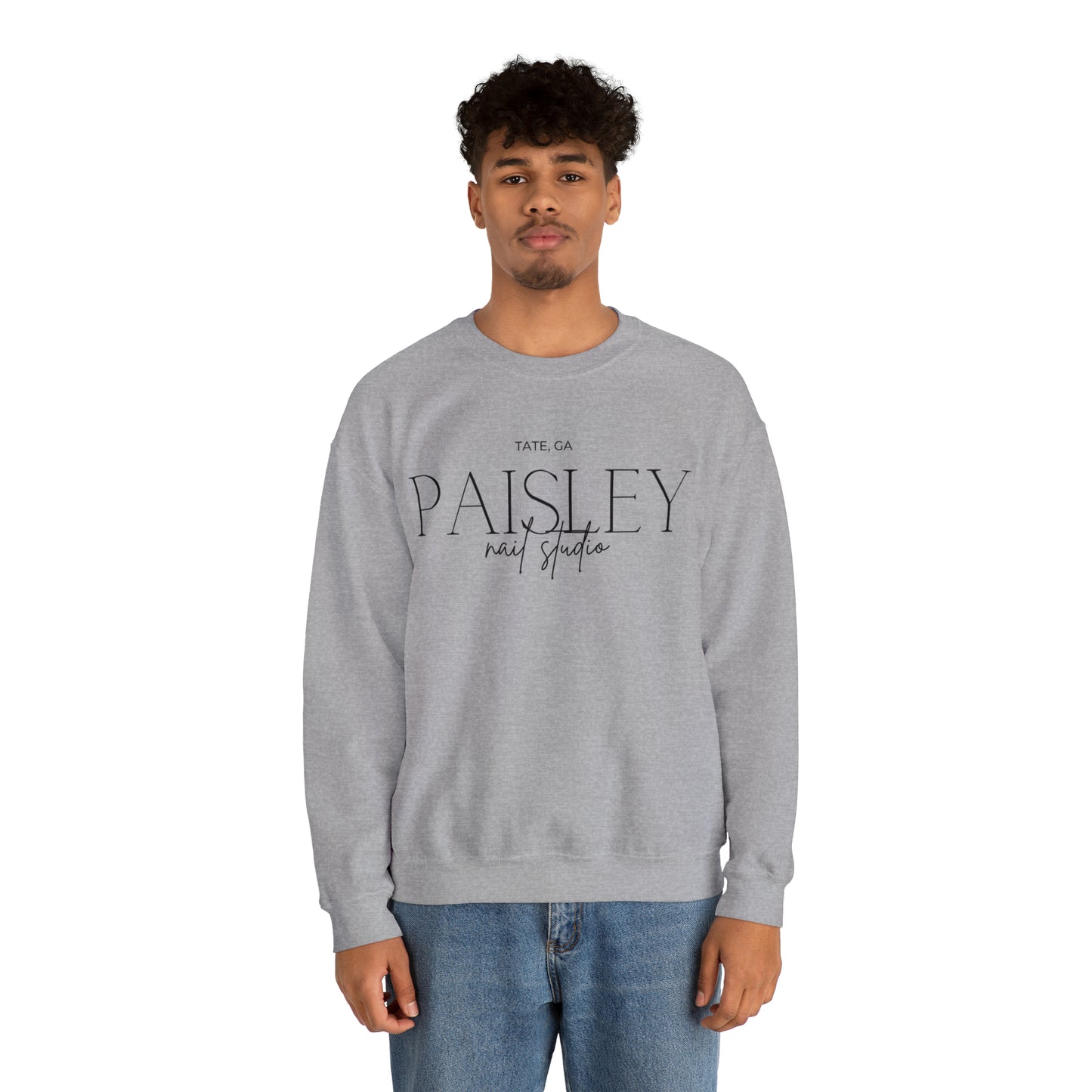 "Paisley" Unisex Heavy Blend™ Crewneck Sweatshirt (Fall Colors)