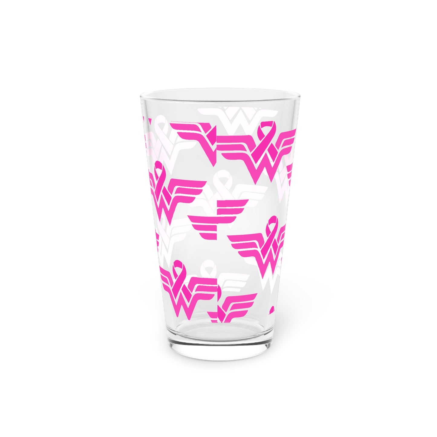 Pink Warrior Pint Glass