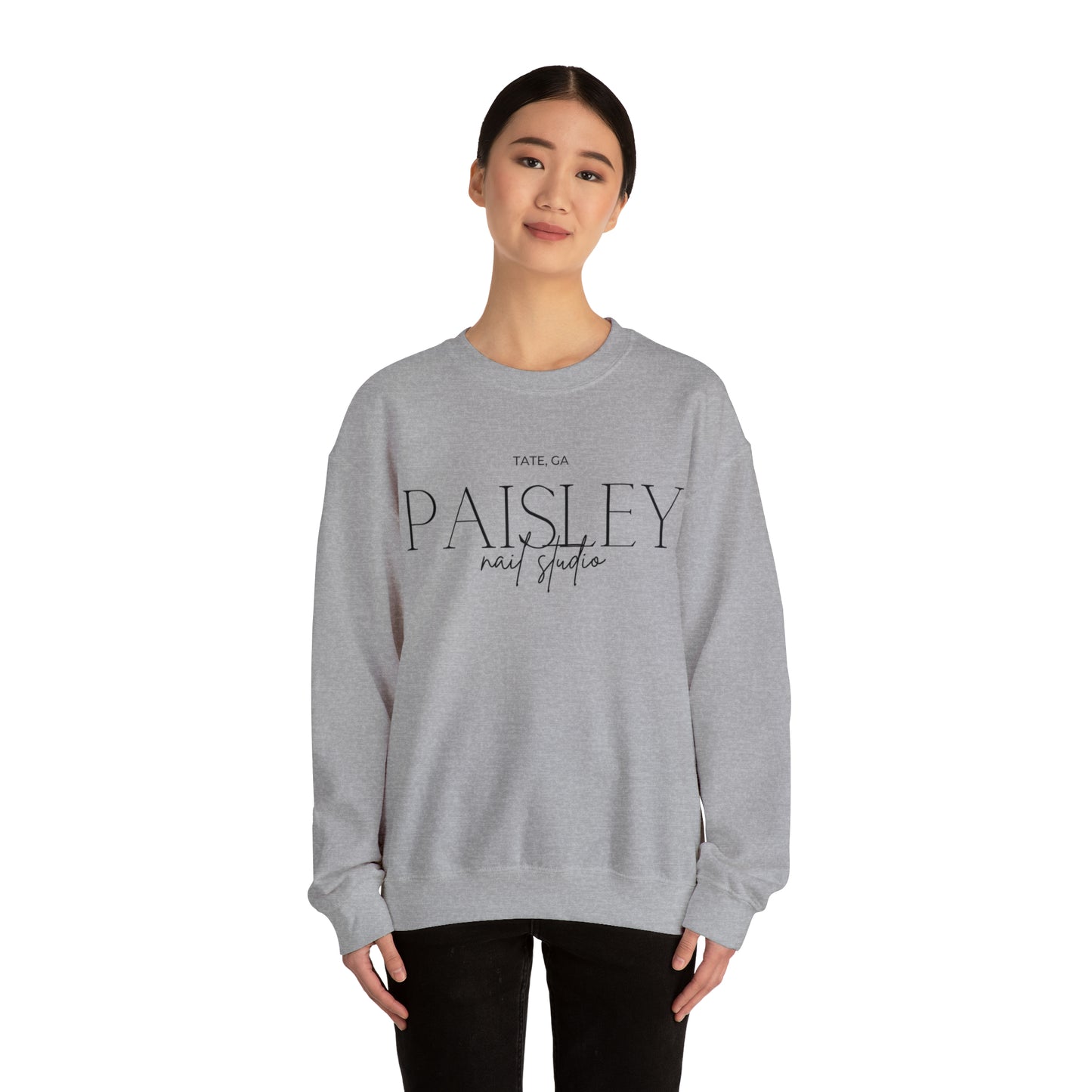 "Paisley" Unisex Heavy Blend™ Crewneck Sweatshirt (Fall Colors)