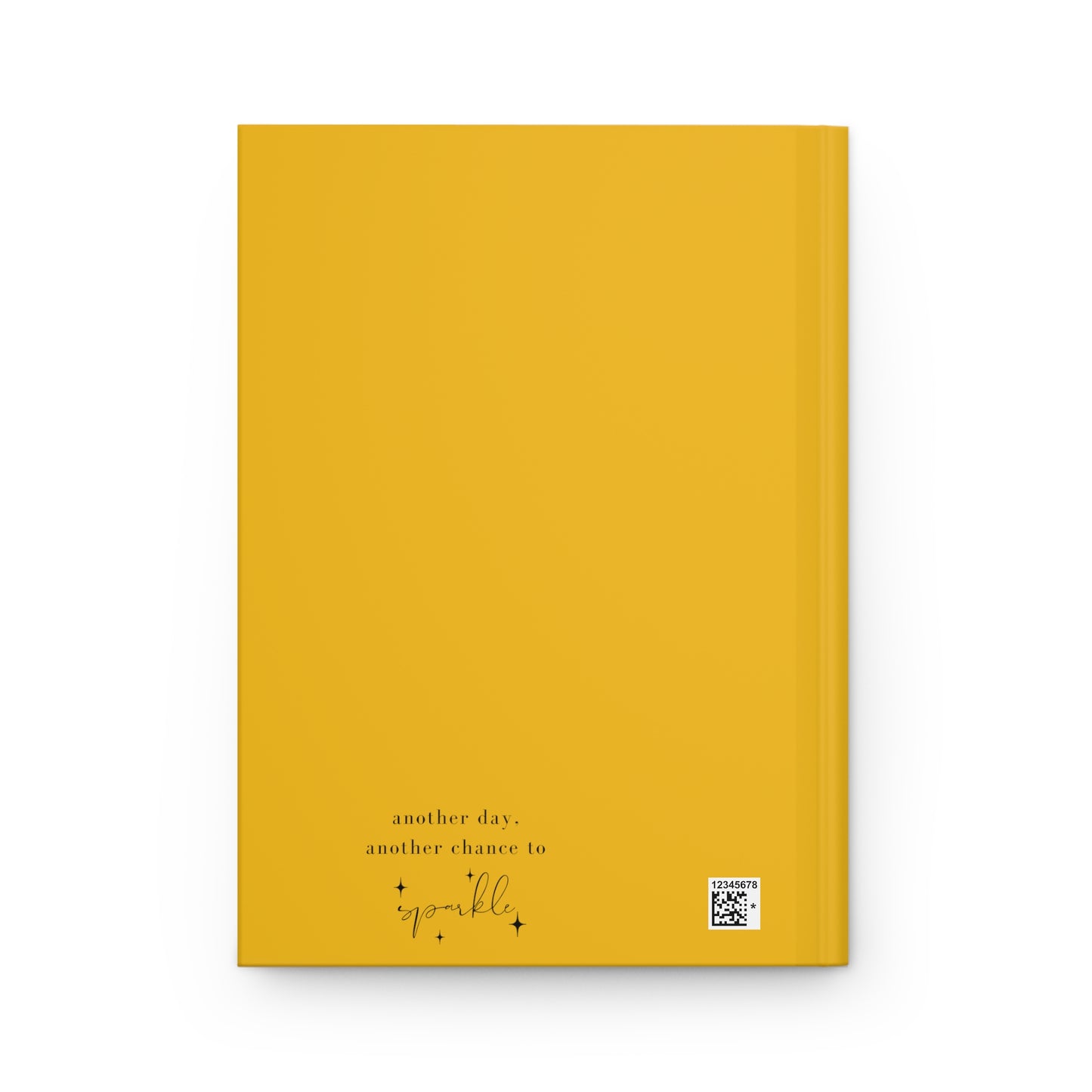 "Don't Judge A Color"  Hardcover Journal Matte ~Yellow