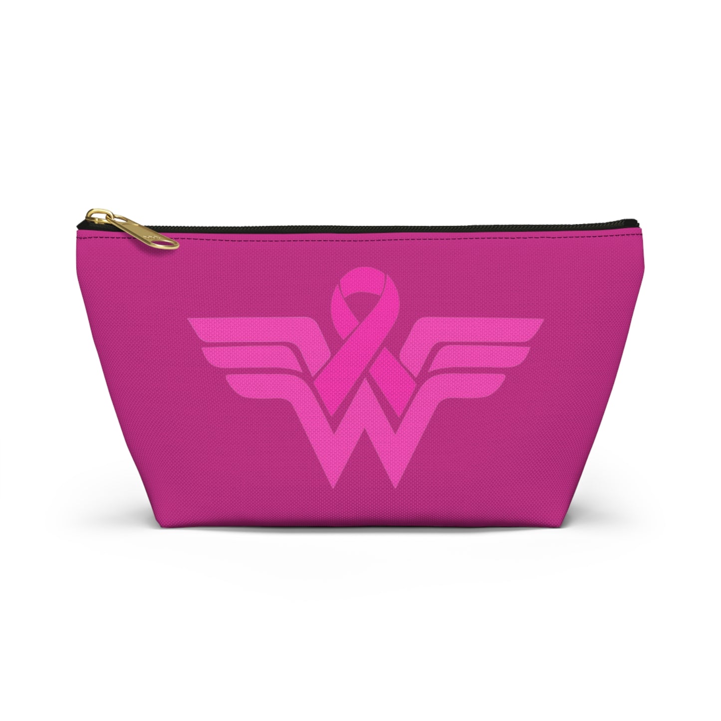 Warrior In Pink Pouch Bag