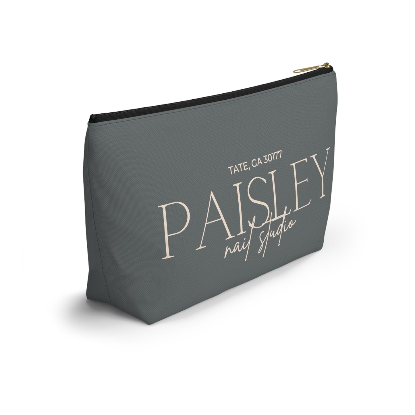 Paisley Gal Pouch ~ Dark Grey