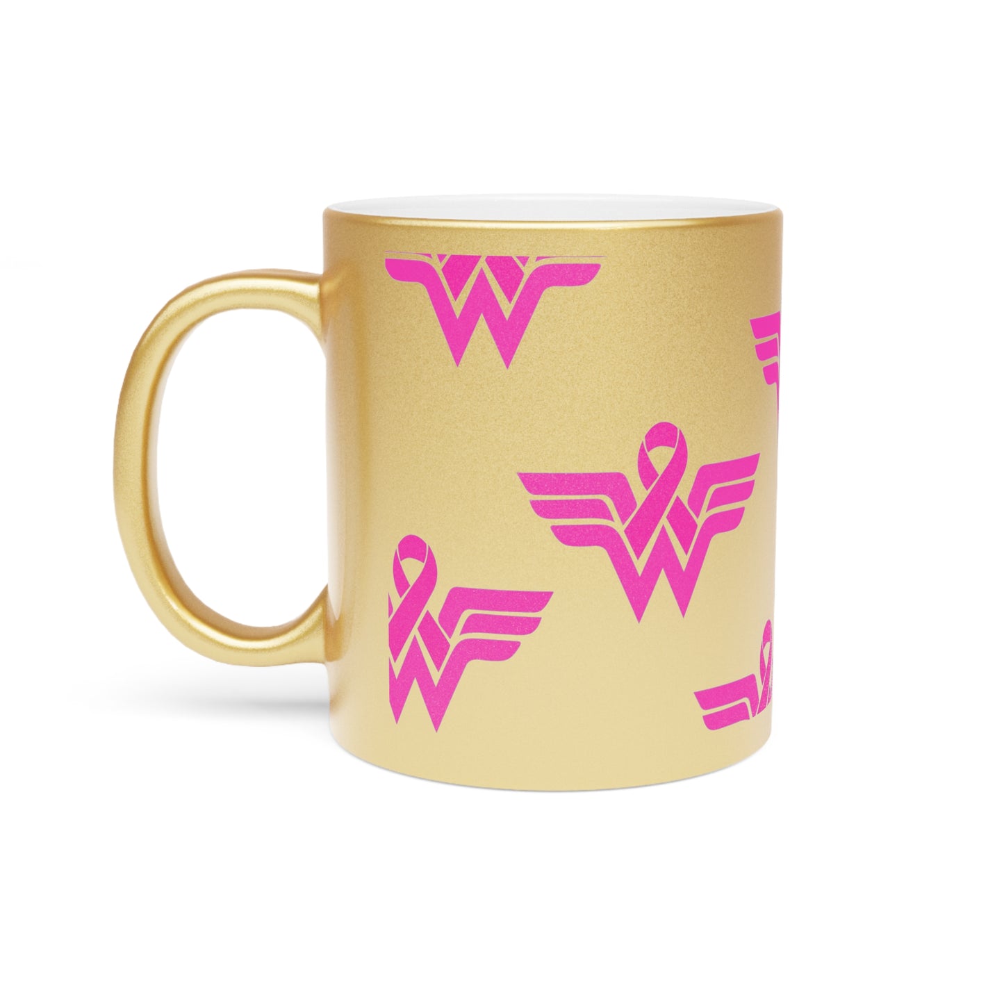 Golden Pink Warrior Mug