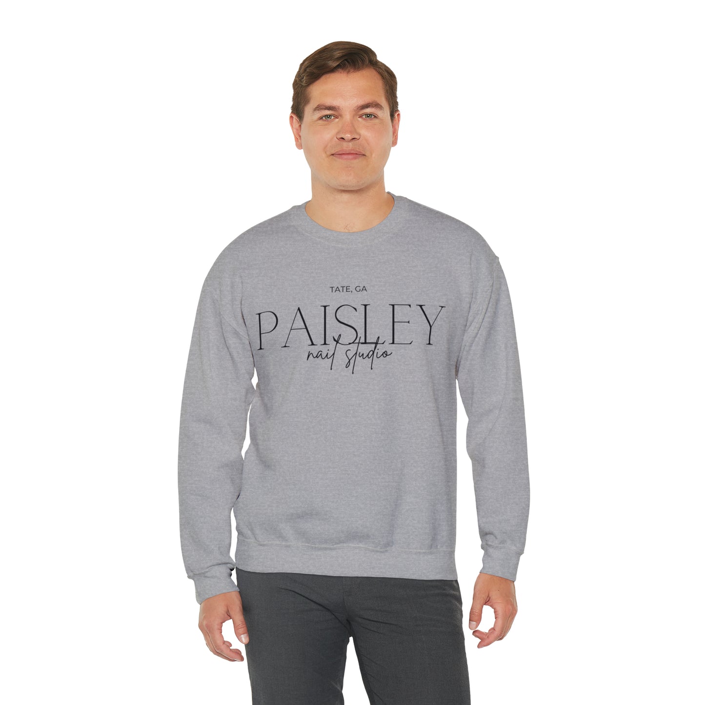 "Paisley" Unisex Heavy Blend™ Crewneck Sweatshirt (Fall Colors)