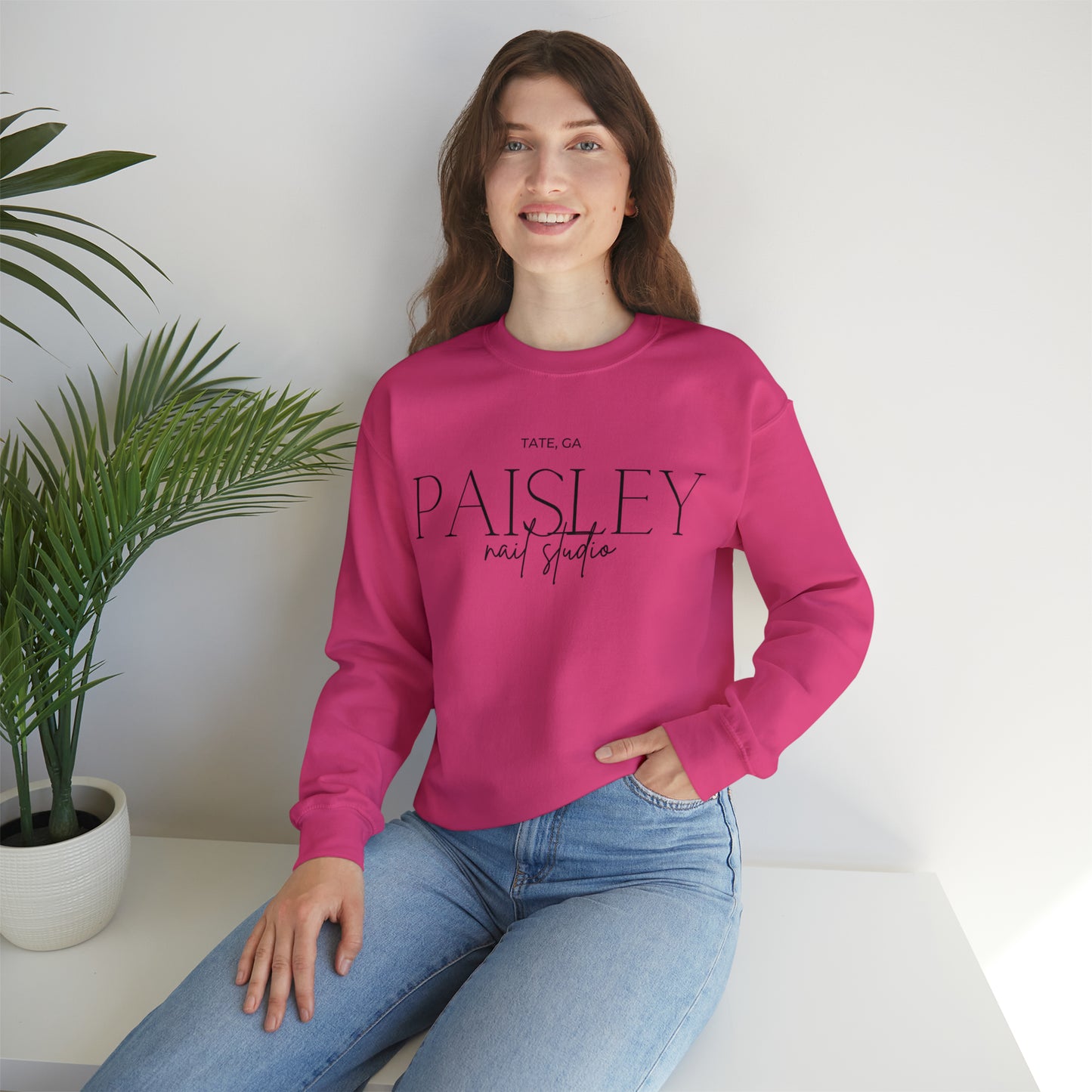 "Paisley" Unisex Heavy Blend™ Crewneck Sweatshirt