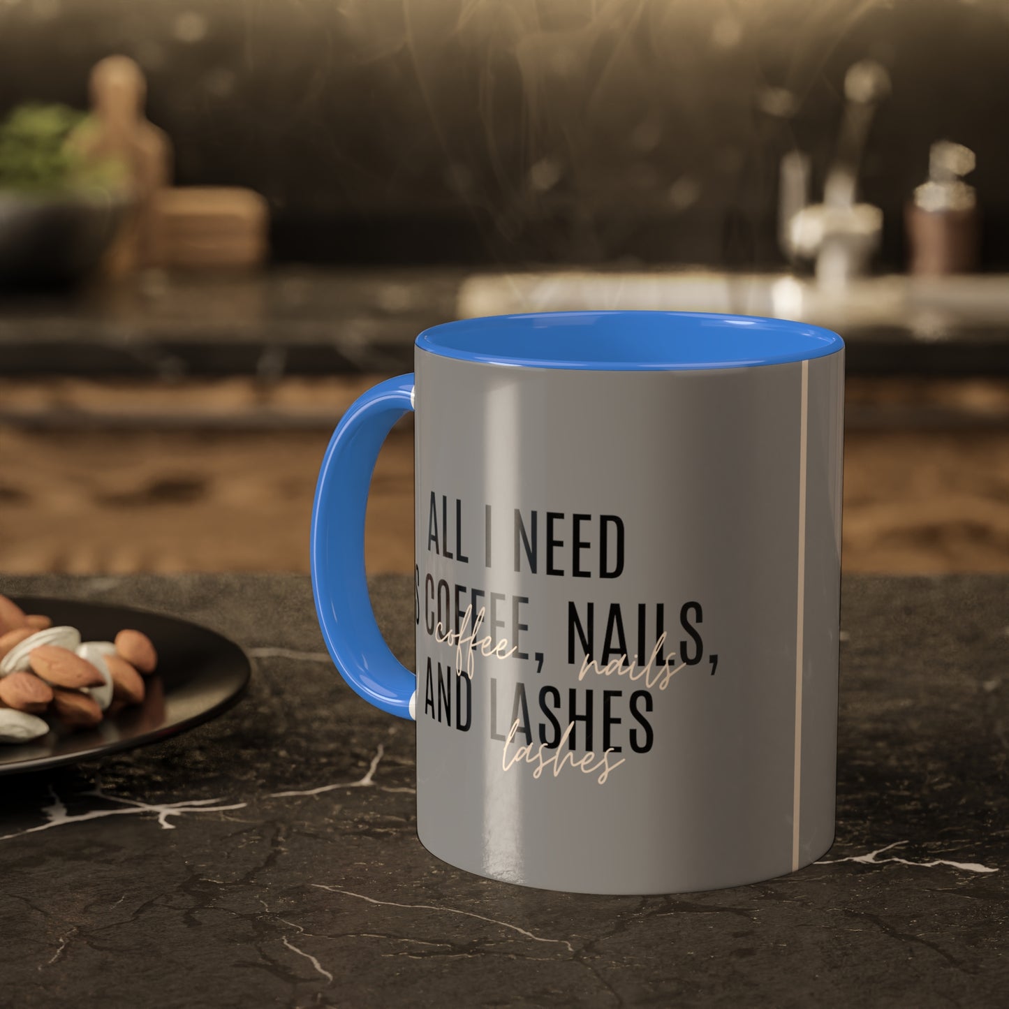 "All I Need"...Colorful Mugs, 11oz