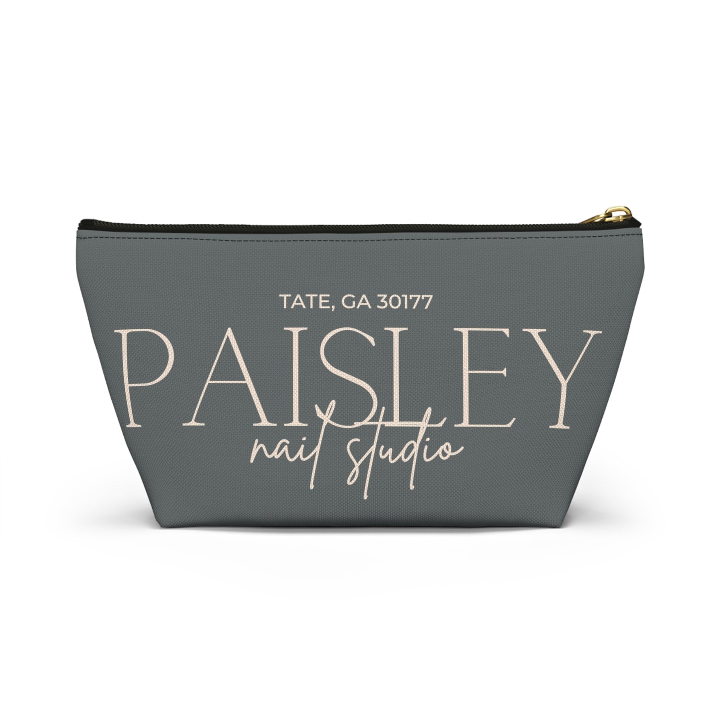 Paisley Gal Pouch ~ Dark Grey