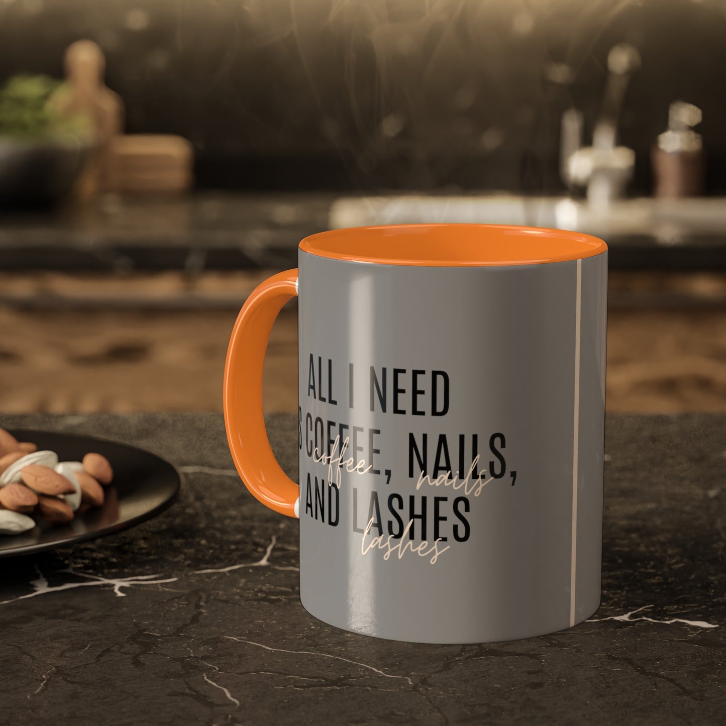 "All I Need"...Colorful Mugs, 11oz