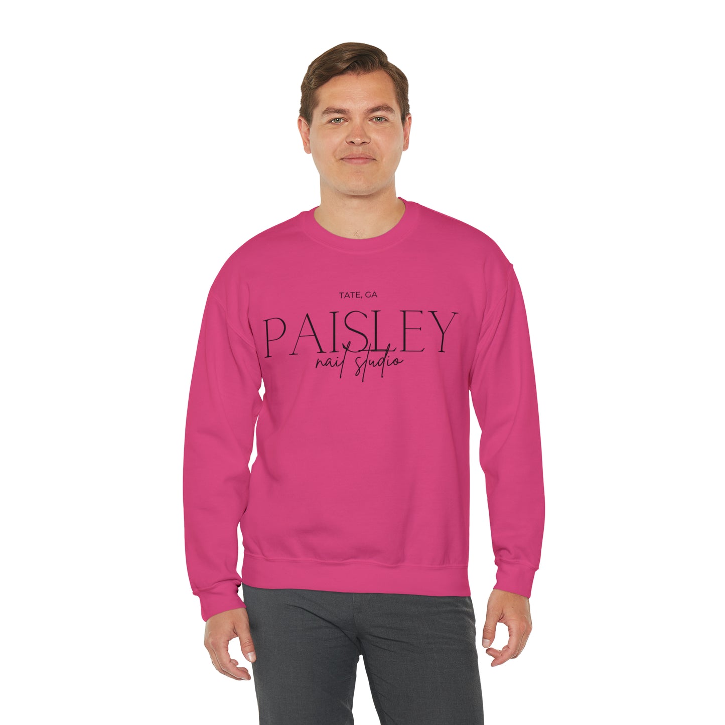 "Paisley" Unisex Heavy Blend™ Crewneck Sweatshirt