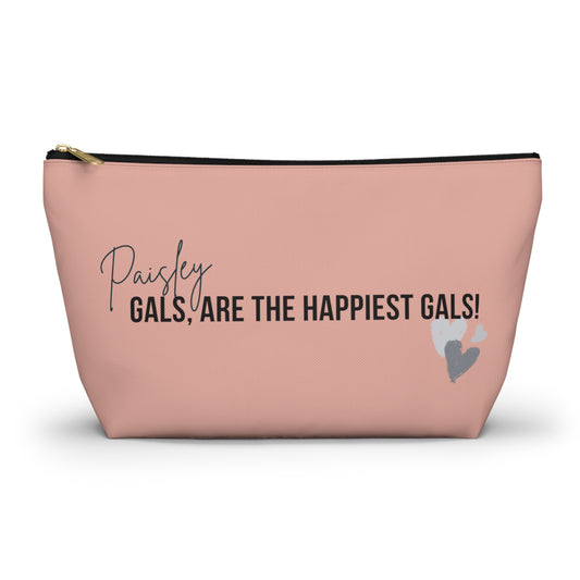 Paisley Gal Pouch ~ Peach