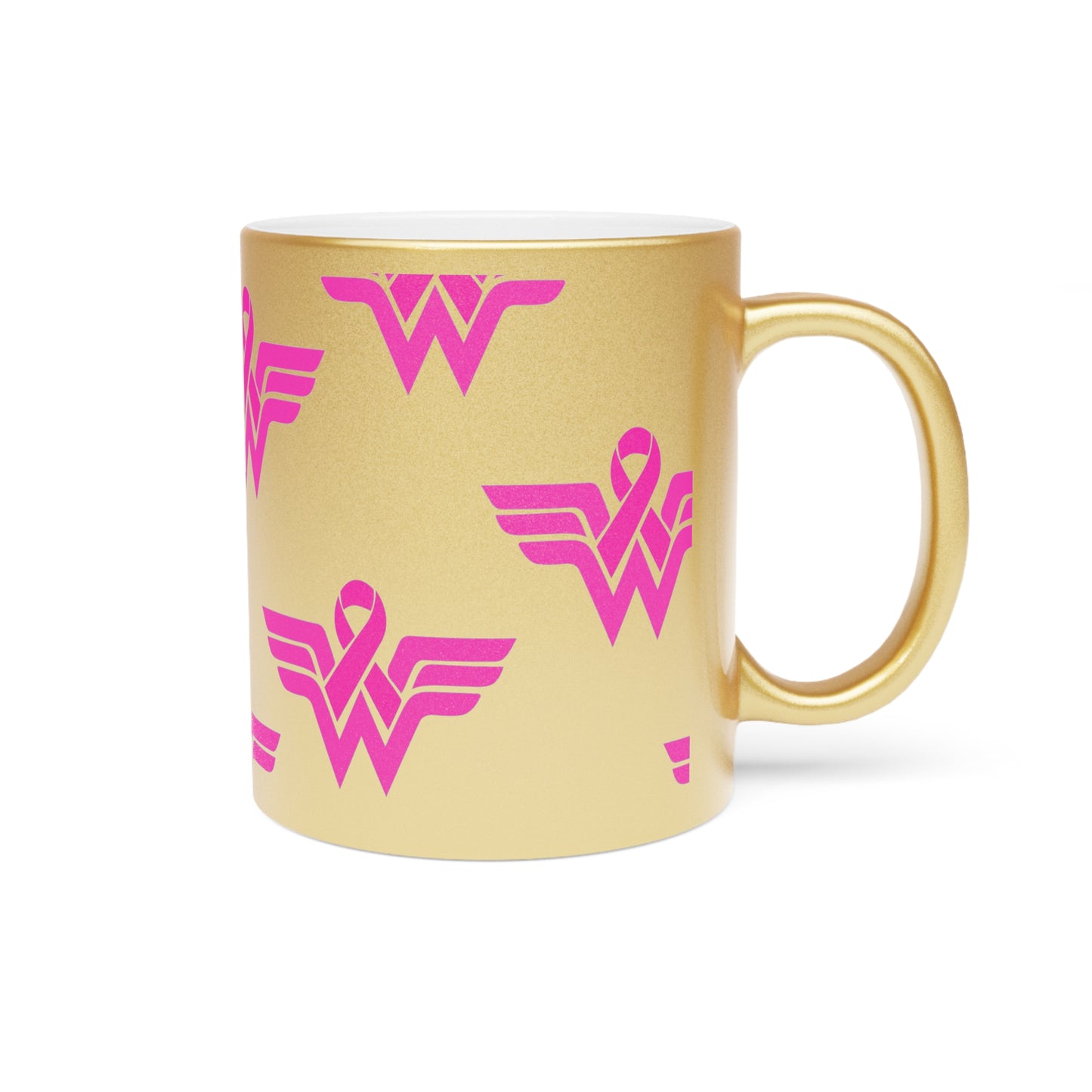 Golden Pink Warrior Mug