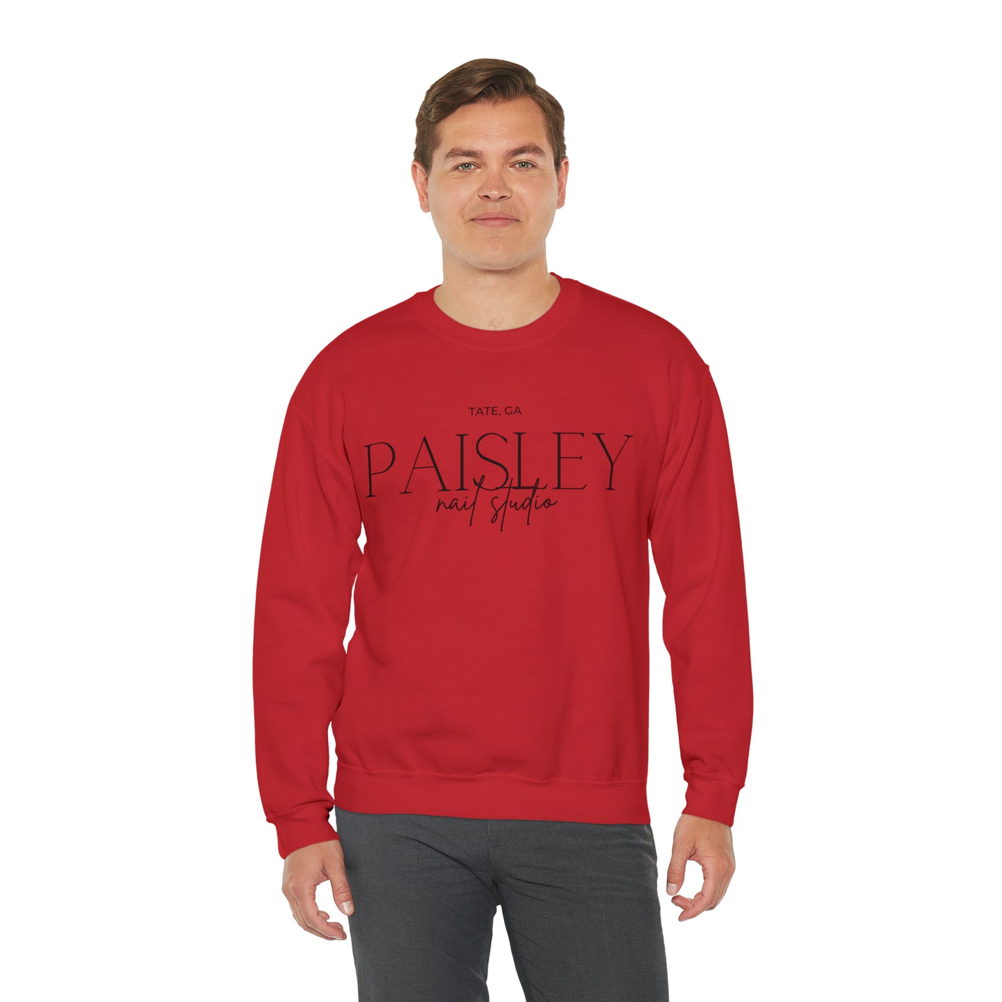 "Paisley" Unisex Heavy Blend™ Crewneck Sweatshirt (Fall Colors)