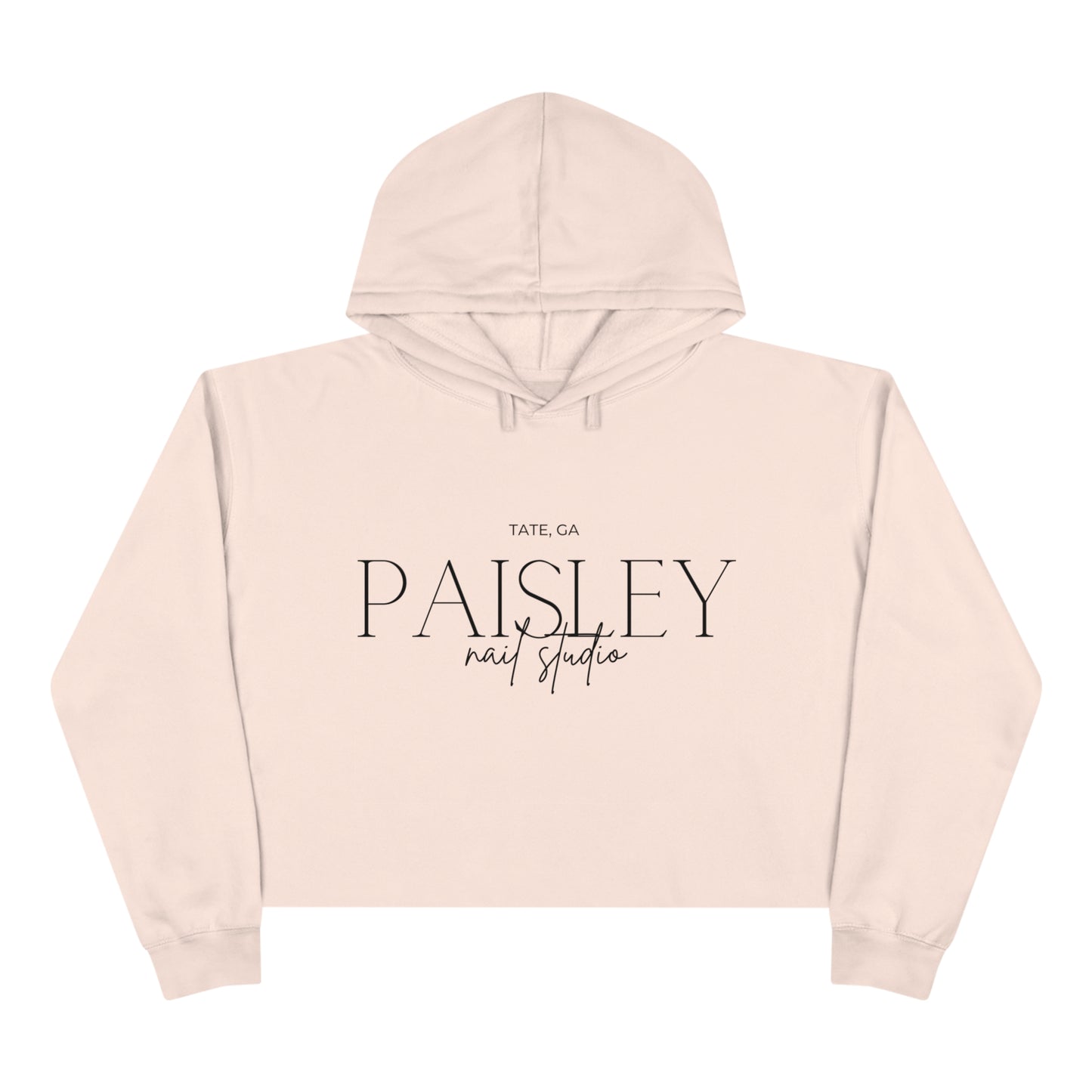 Paisley Crop Hoodie