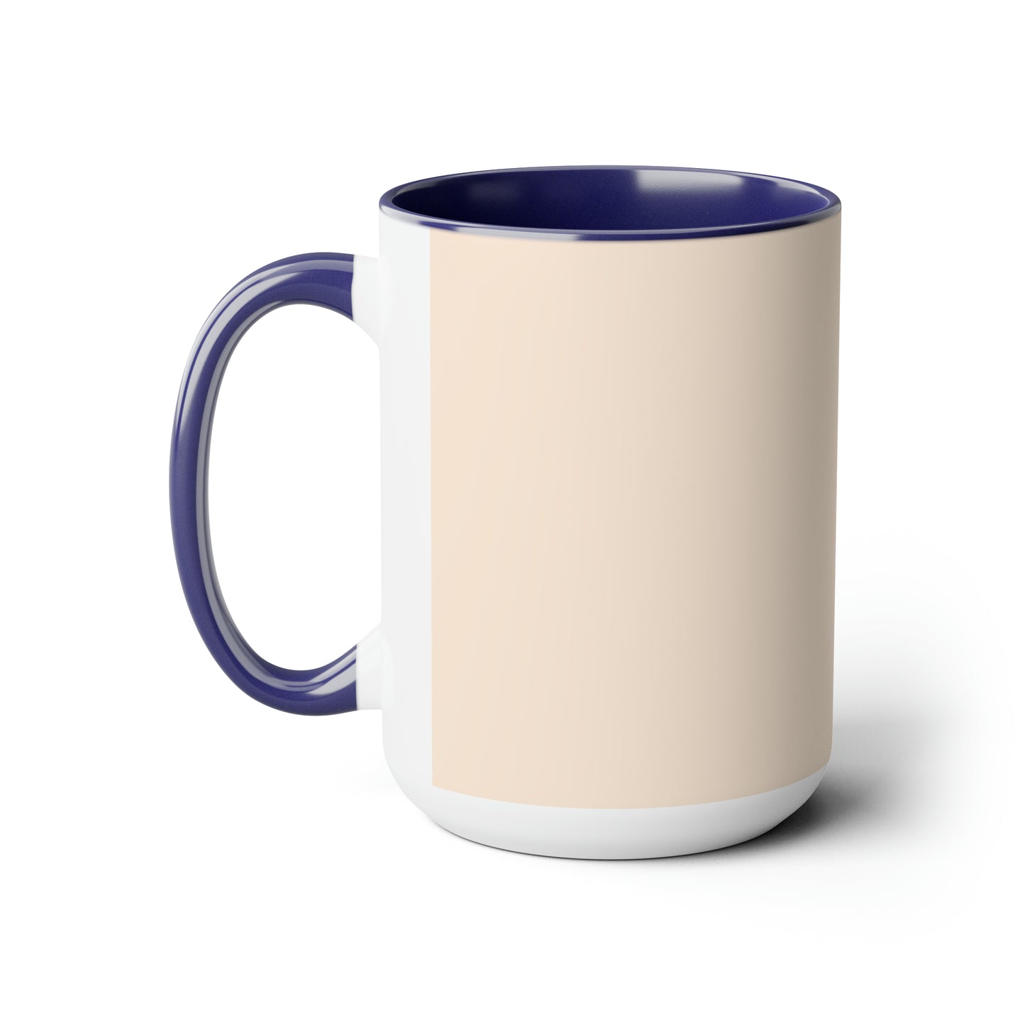 "Polished and Lashed" Two-Tone Coffee Mugs