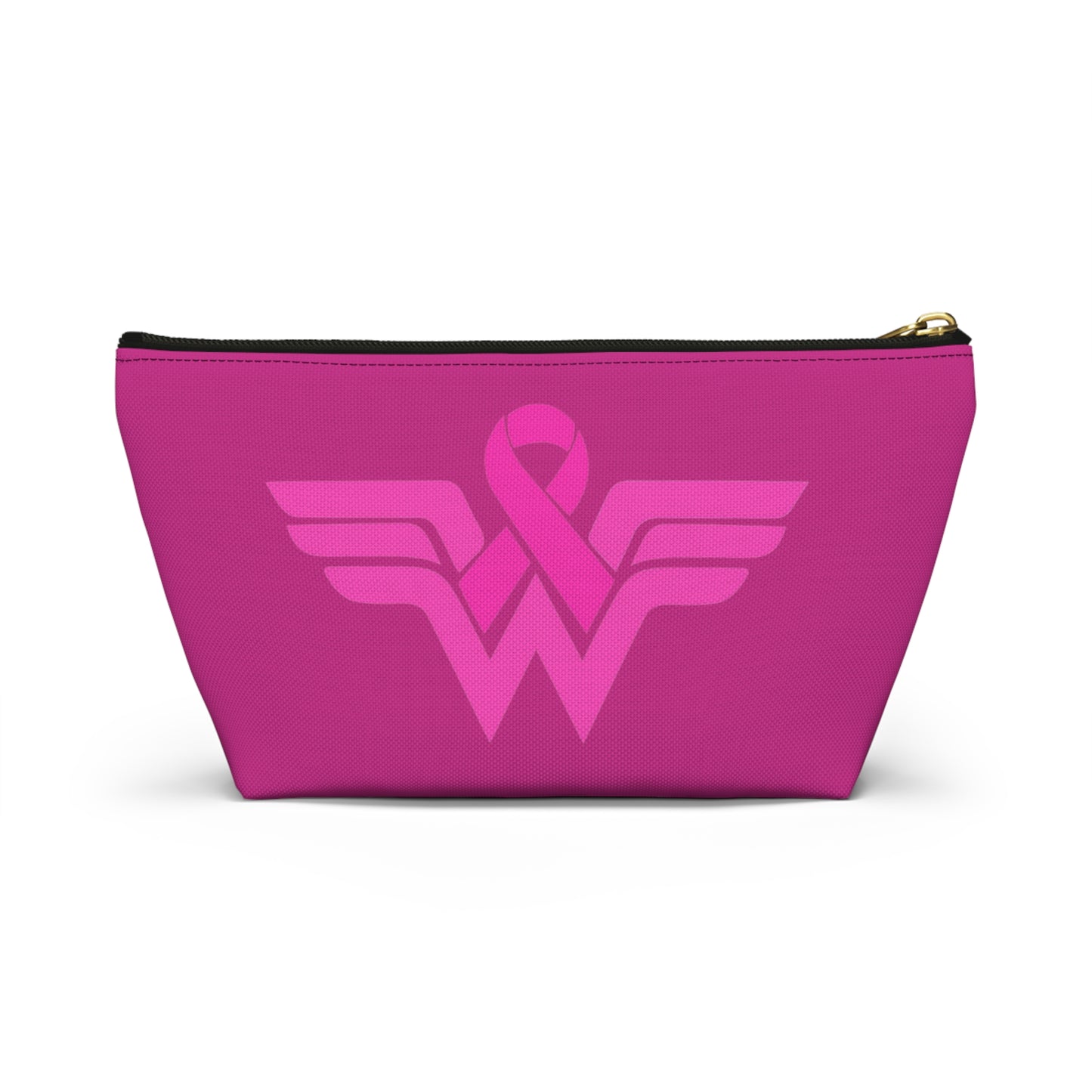 Warrior In Pink Pouch Bag