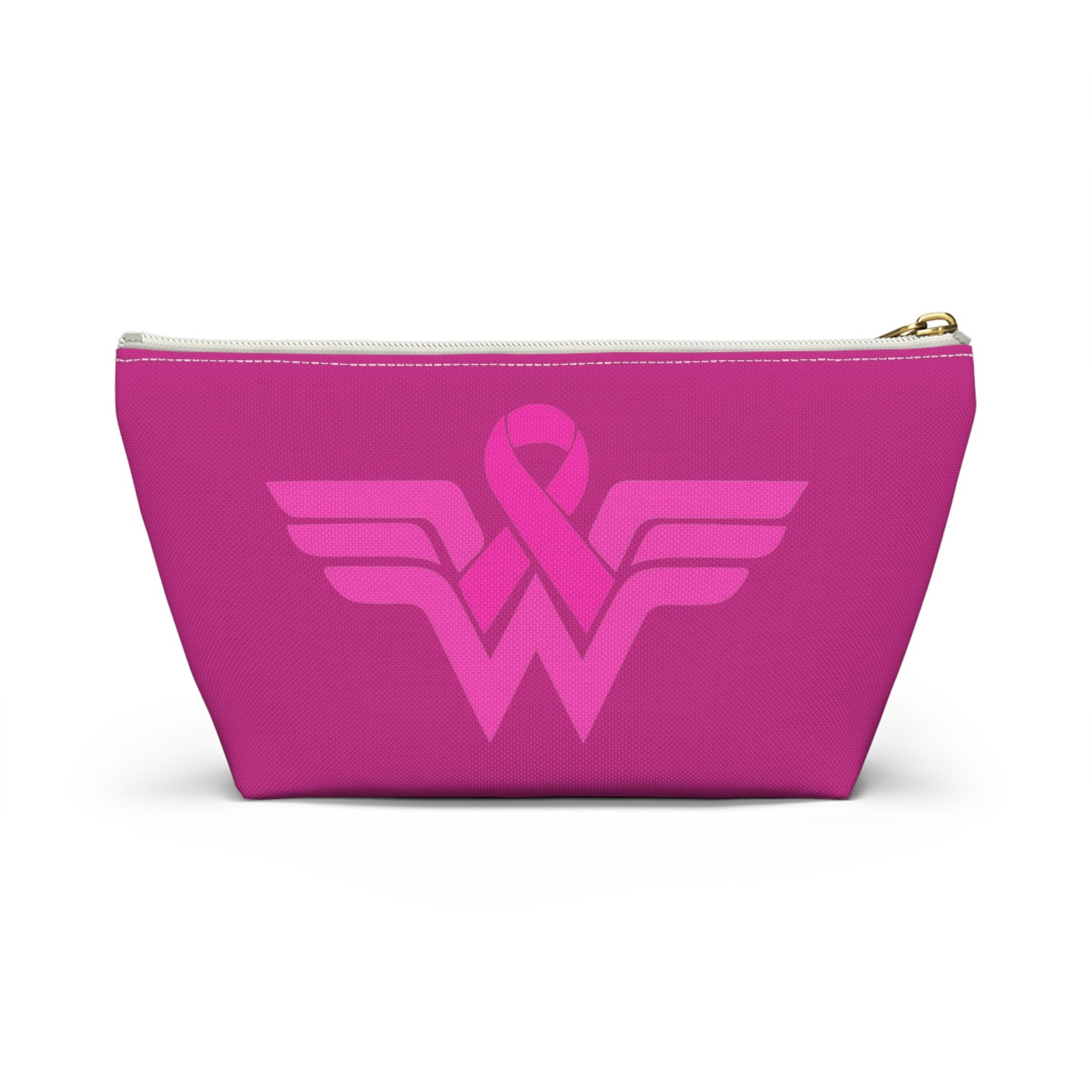 Warrior In Pink Pouch Bag