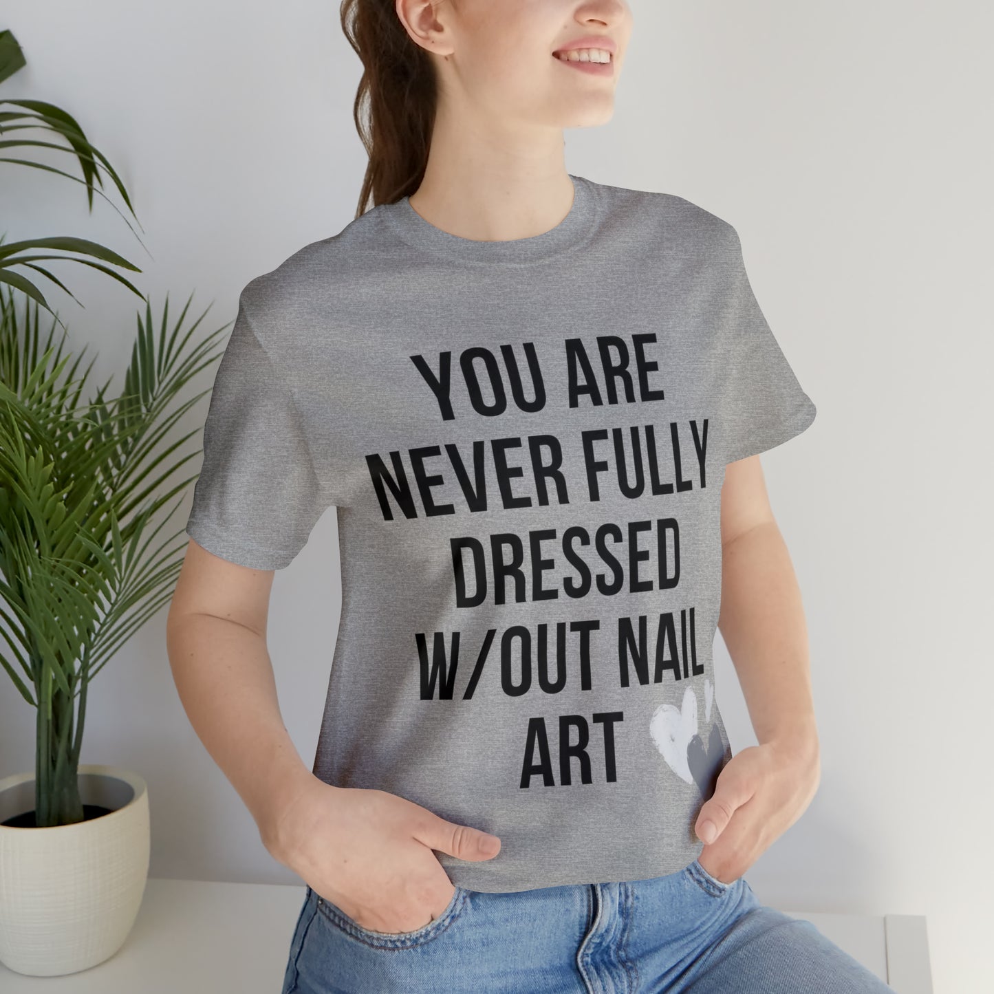 "You Are Never" Jersey Short Sleeve Tee