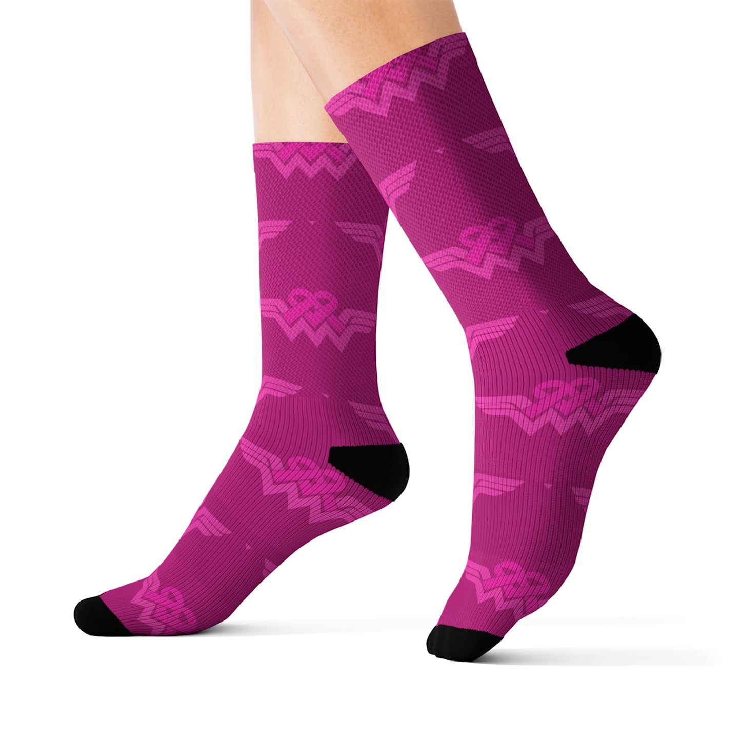 Warrior In Pink Socks