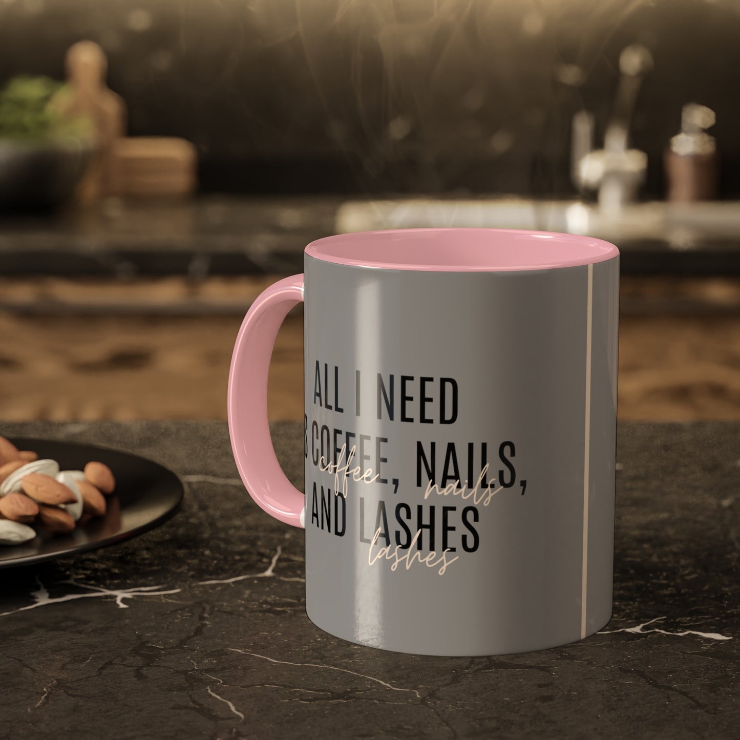 "All I Need"...Colorful Mugs, 11oz