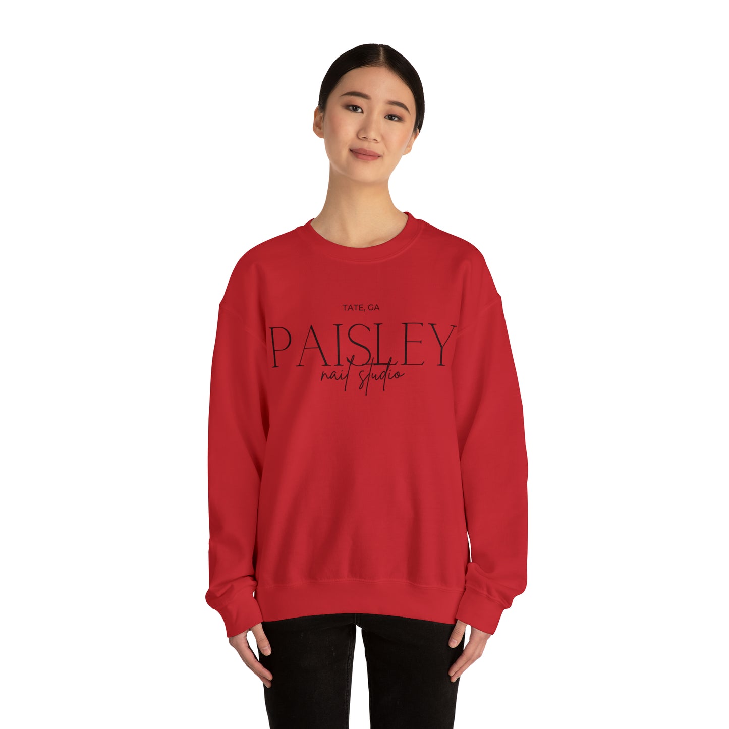 "Paisley" Unisex Heavy Blend™ Crewneck Sweatshirt (Fall Colors)