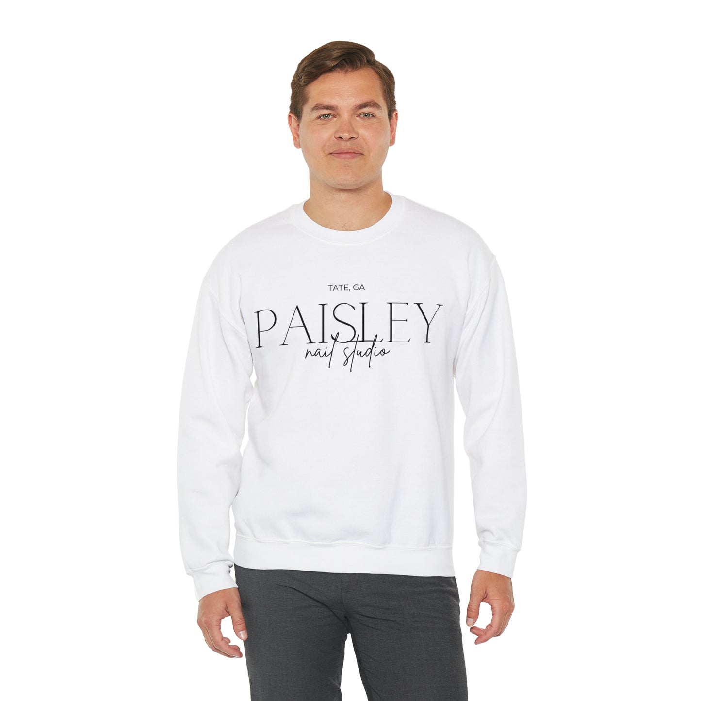 "Paisley" Unisex Heavy Blend™ Crewneck Sweatshirt (Fall Colors)