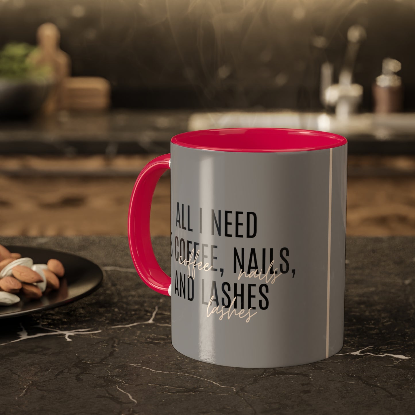 "All I Need"...Colorful Mugs, 11oz